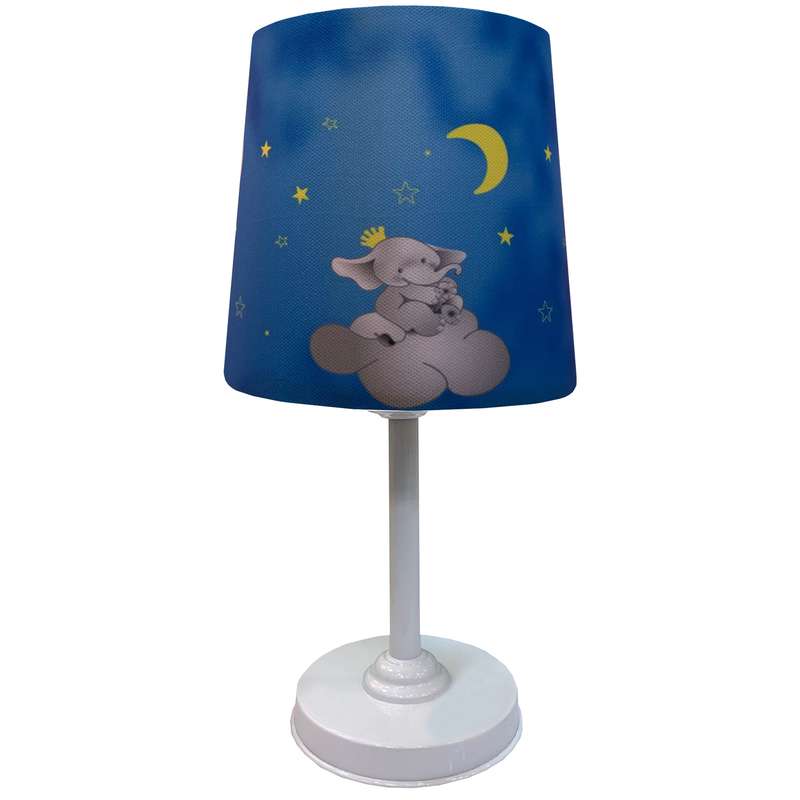 چراغ خواب کودک مدل فیل و تاج