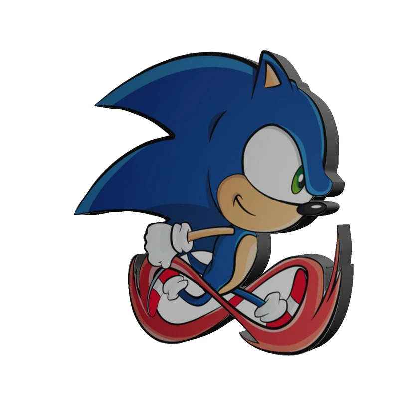 استیکر تزئینی موبایل طرح سونیک کد 561