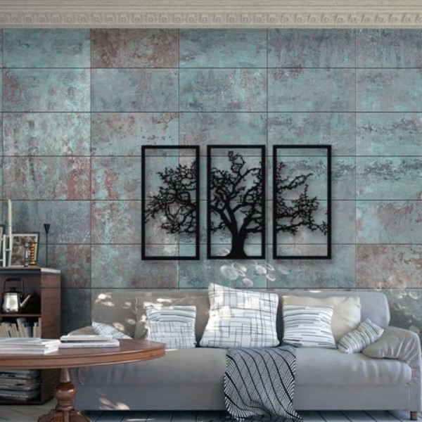 دیوارکوب آتریکس ۳ تکه مدل درخت  st03
