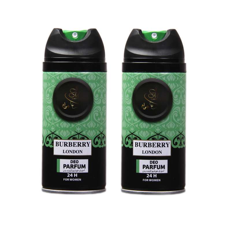 اسپری خوشبو کننده بدن زنانه جی ام مدل P3 حجم 150 میلی لیتر مجموعه 2 عددی اسپری خوشبو کننده بدن زنانه جی ام مدل P3 حجم 150 میلی لیتر مجموعه 2 عددی