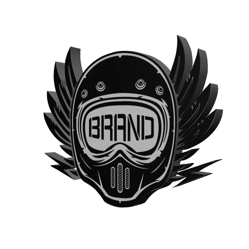 استیکر تزئینی موبایل طرح Brand کد 598