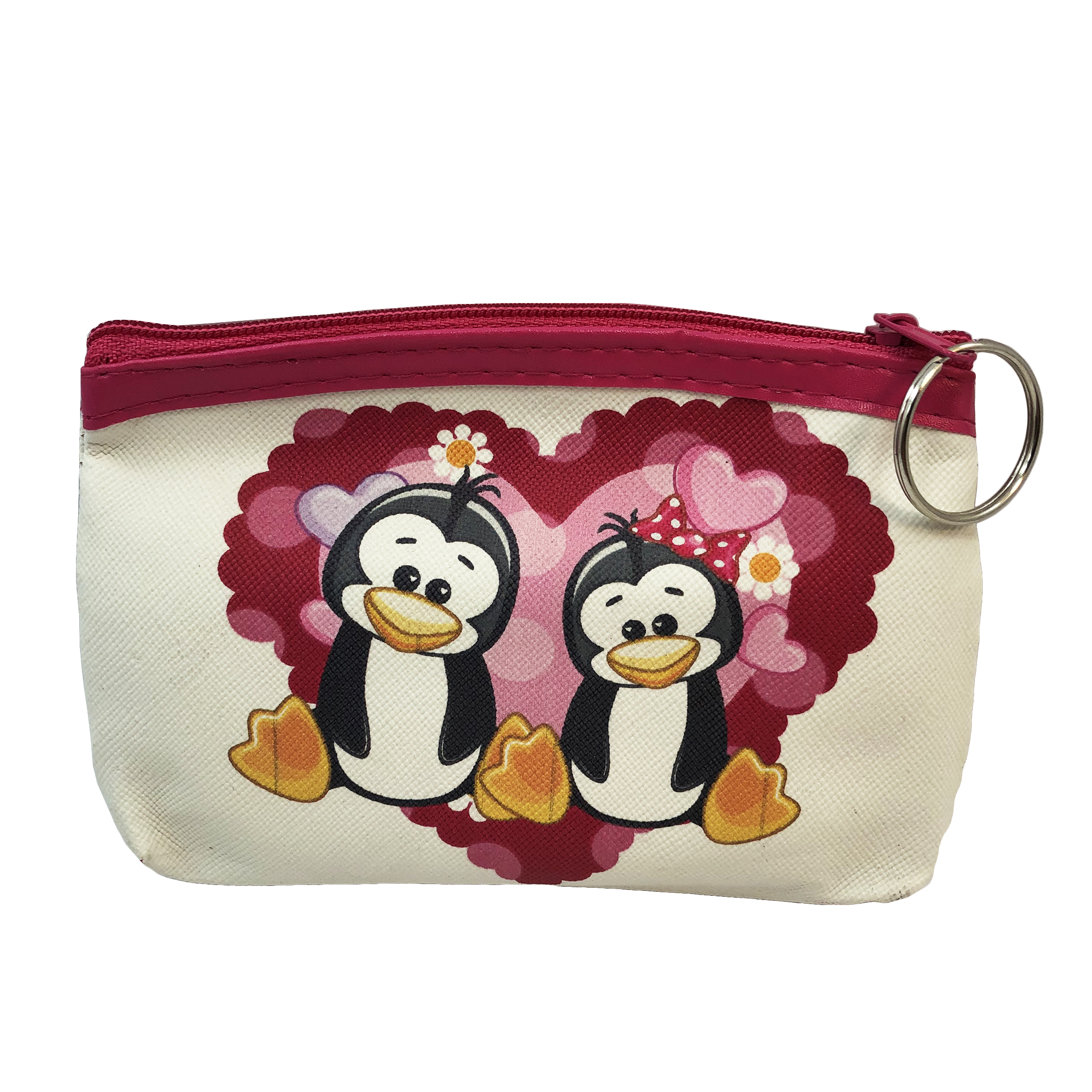 کیف پول دخترانه طرح Lovely Penguins