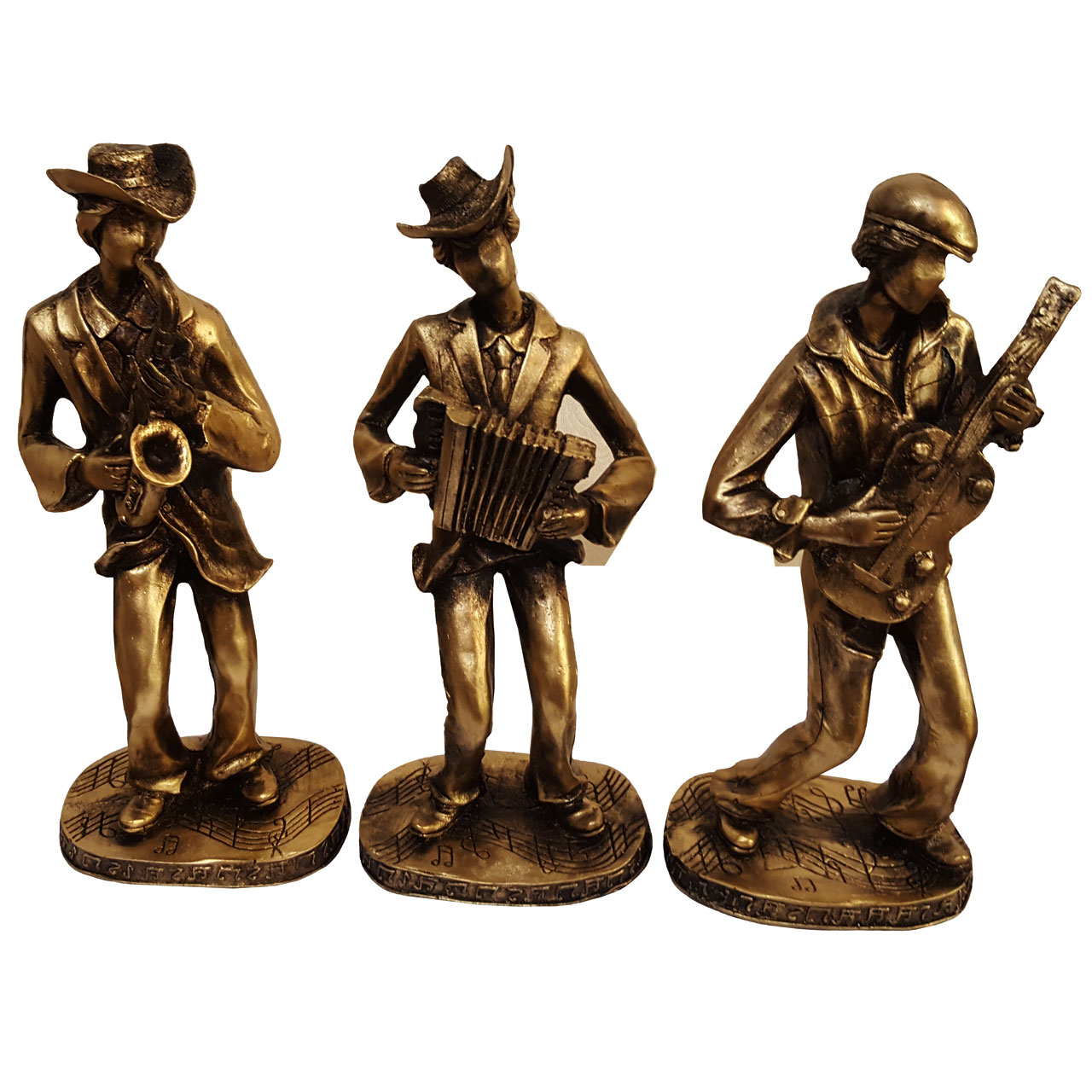 مجسمه لیلپار طرح نوازنده مدل DKA-6053 مجموعه سه عددی 