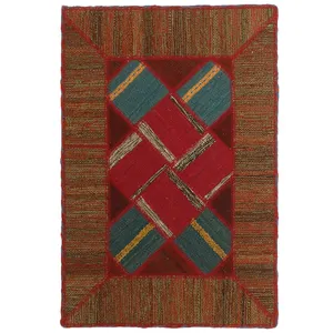  کلاژ گلیم دستبافت نیم متری مدل m444 کد 99