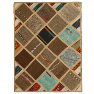  کلاژ گلیم دستبافت نیم متری مدل o89 کد 106