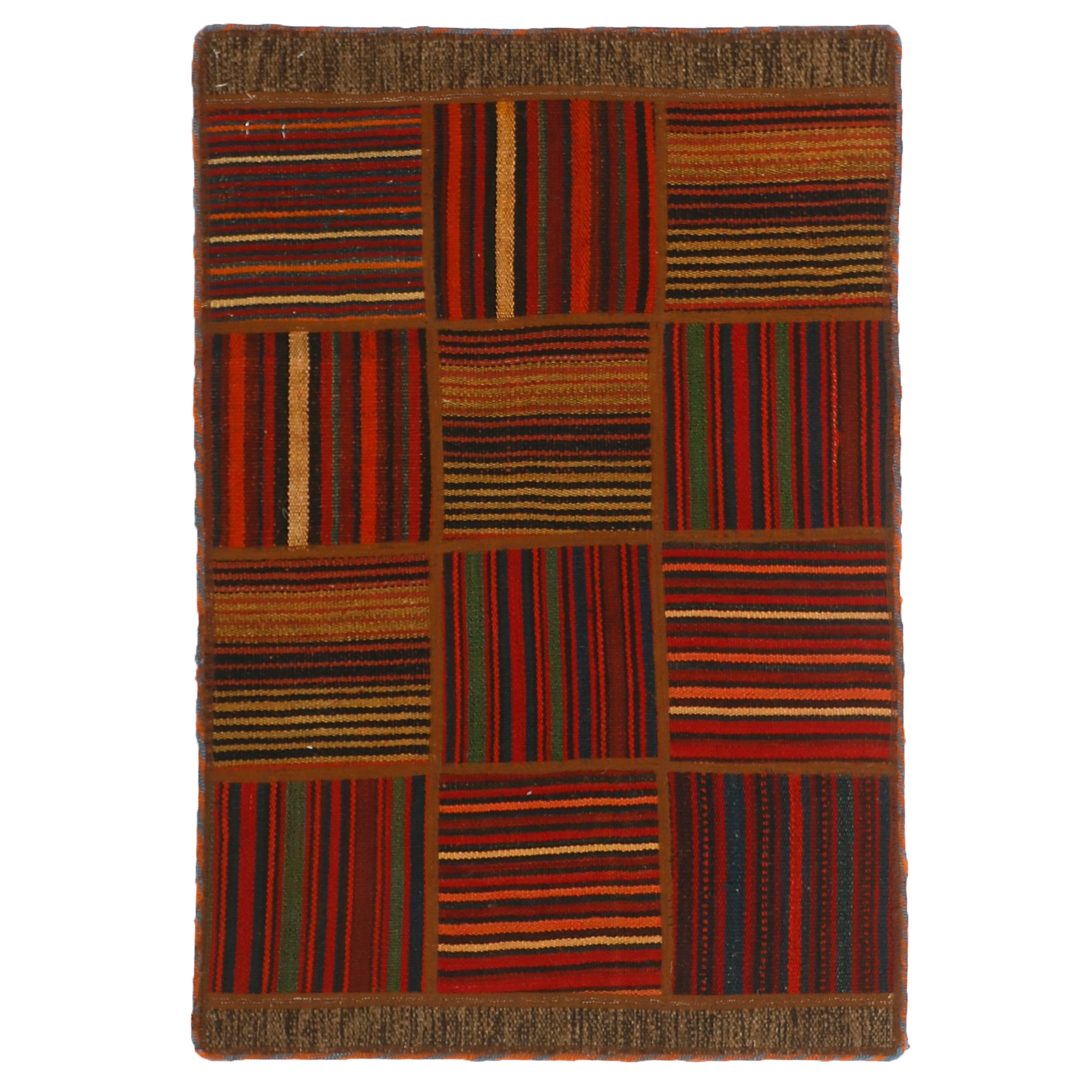  کلاژ گلیم دستبافت نیم متری مدل k110 کد 108