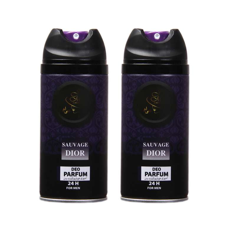 اسپری خوشبو کننده بدن مردانه جی ام مدل P14 حجم 150 میلی لیتر مجموعه 2 عددی اسپری خوشبو کننده بدن مردانه جی ام مدل P14 حجم 150 میلی لیتر مجموعه 2 عددی