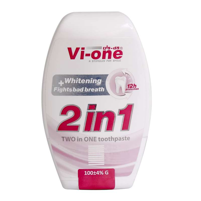 خمیر دندان وی وان مدل 1×2 حجم 100 میلی لیتر