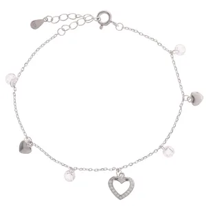 دستبند نقره زنانه کد 2375