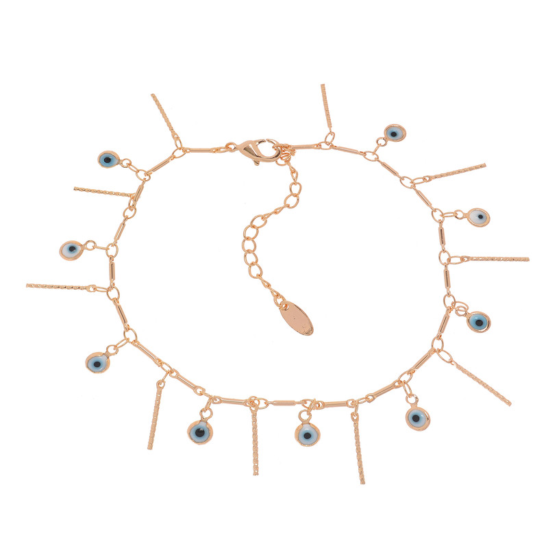 پابند زنانه طرح چشم نظر کد PA1165