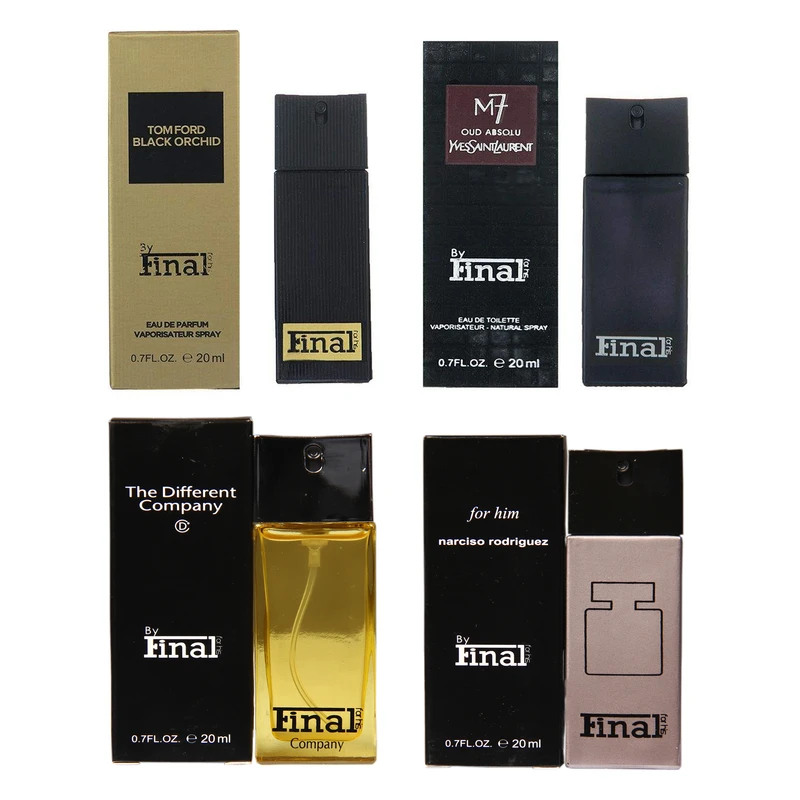 عطر جیبی فینال مدل F4 حجم 20 میلی لیتر مجموعه 4 عددی