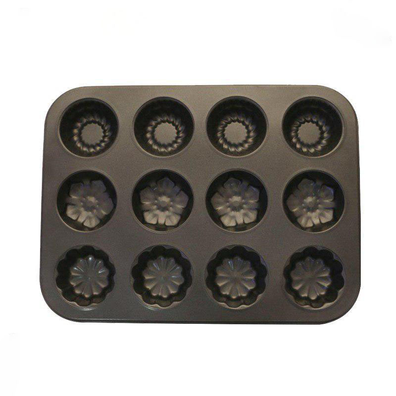 قالب کیک مافین طرح 3 گل کد 66F