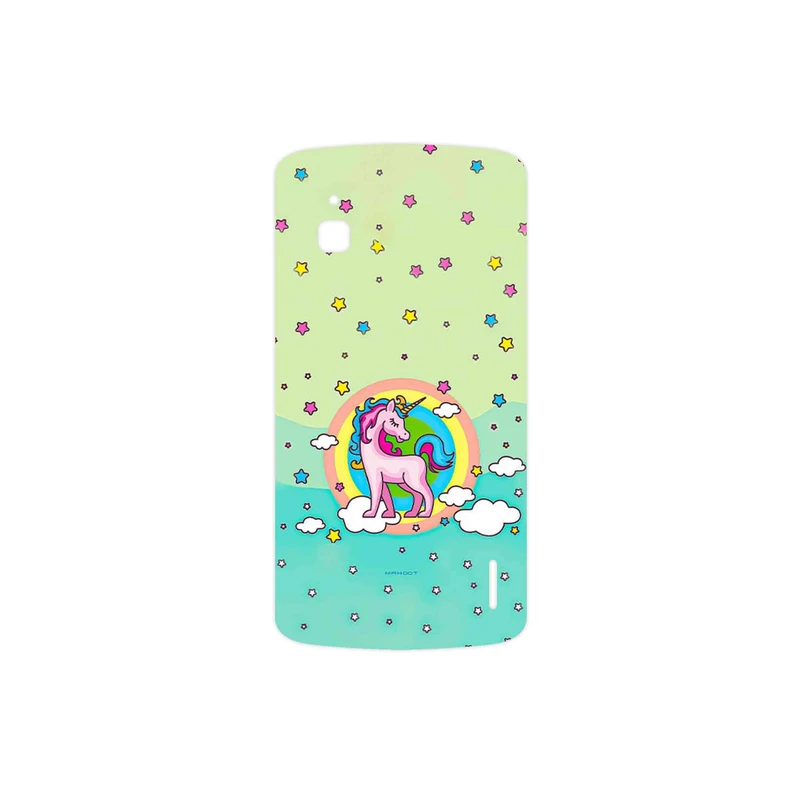 برچسب پوششی ماهوت مدل Rainbow unicorn adventure مناسب برای گوشی موبایل گوگل Nexus 4