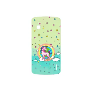 MAHOOT Rainbow unicorn adventure Cover Sticker for Google Nexus 4