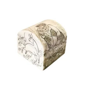 جعبه جواهرات استخوانی طرح درویش کد B 234