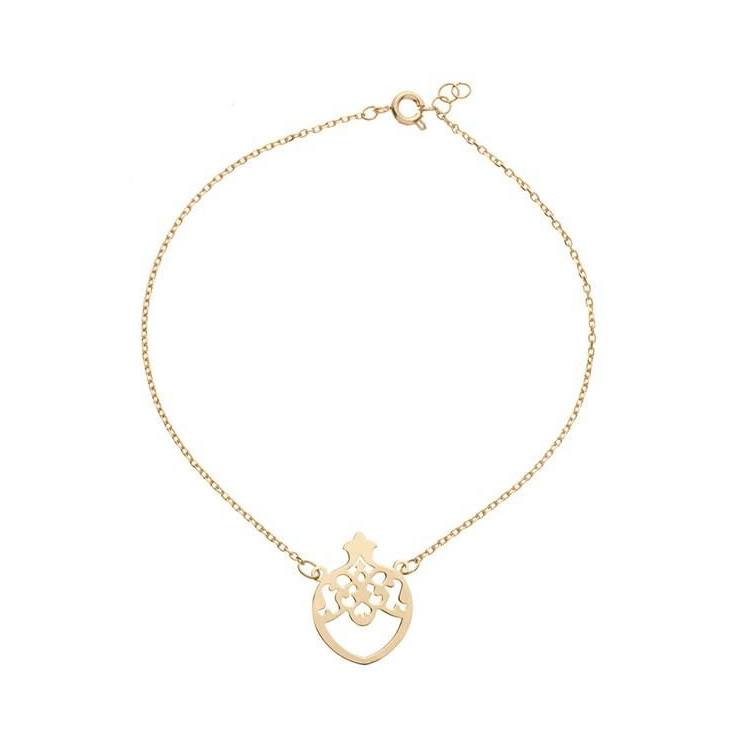 پابند طلا 18 عیار زنانه الن نار مدل eln528