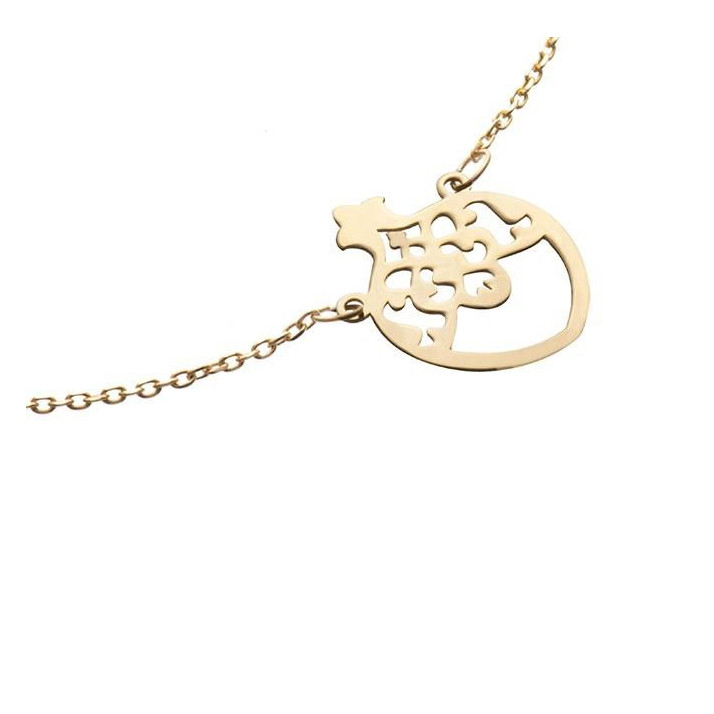 پابند طلا 18 عیار زنانه الن نار مدل eln528