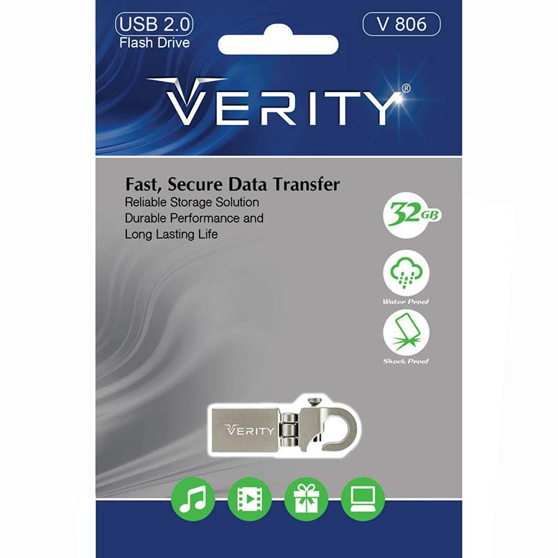 فلش مموری وریتی مدل V806 ظرفیت 32 گیگابایت