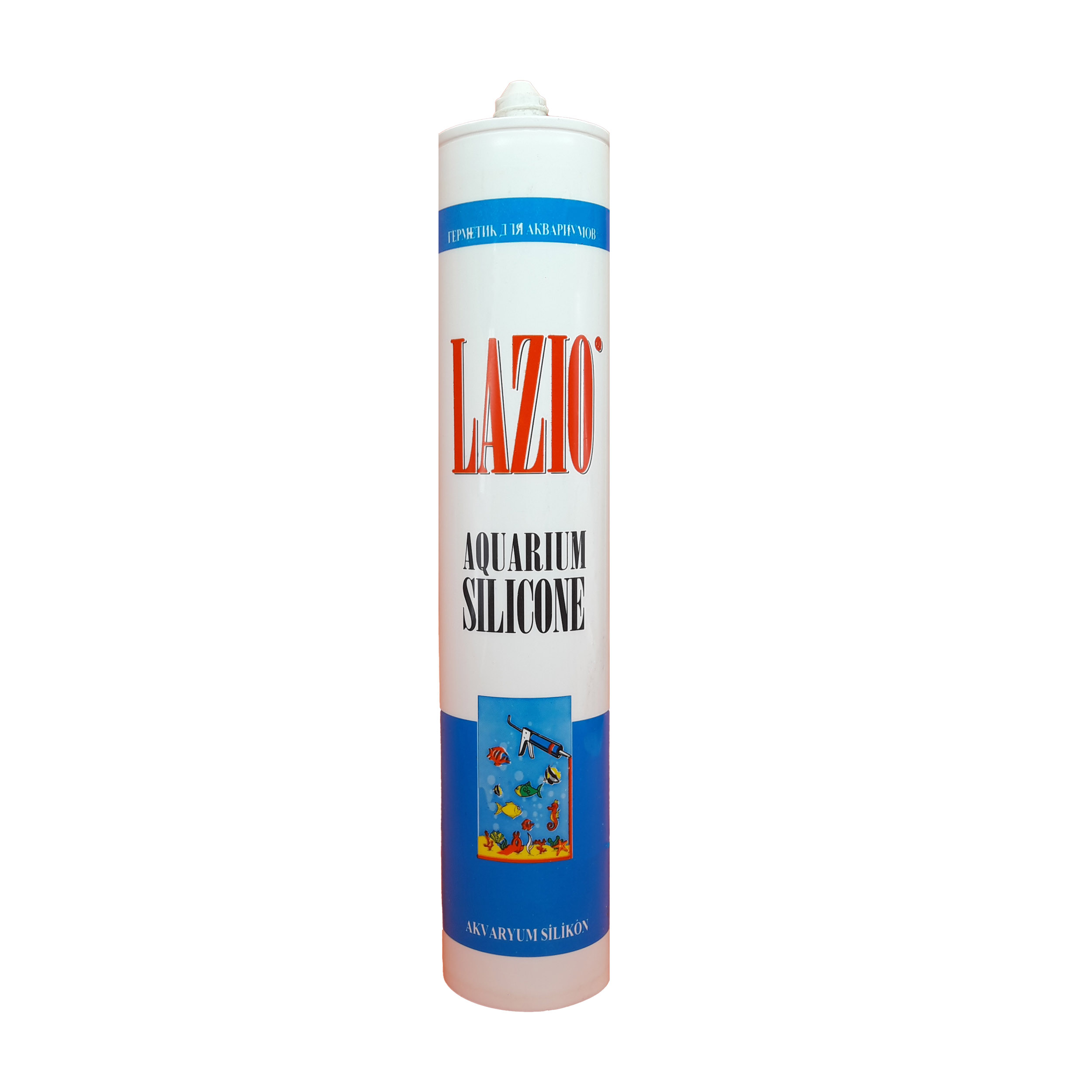 چسب آکواریوم سیلیکونی لازیو مدل aqua حجم 280 میلی لیتر