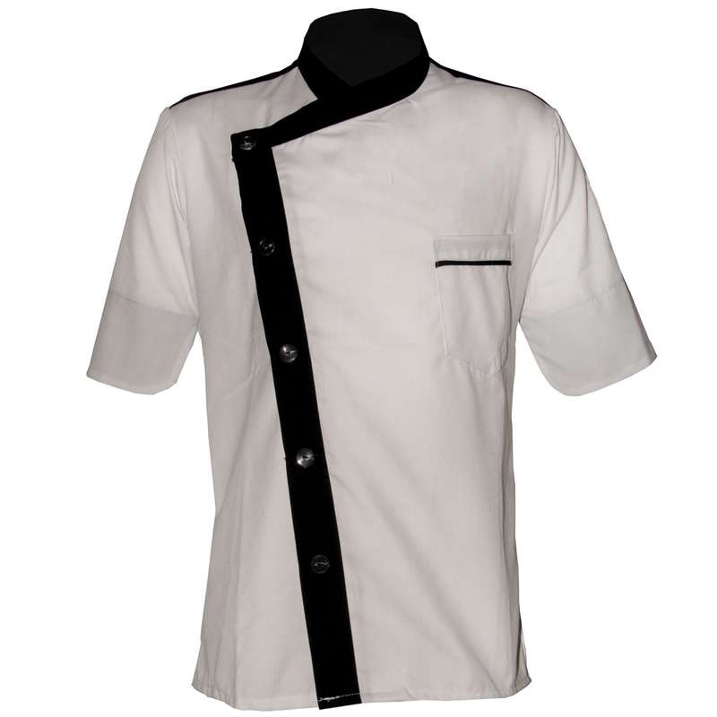 روپوش آشپزی مدل شف کد L0102 رنگ سفید روپوش آشپزی مدل شف کد L0102 رنگ سفید