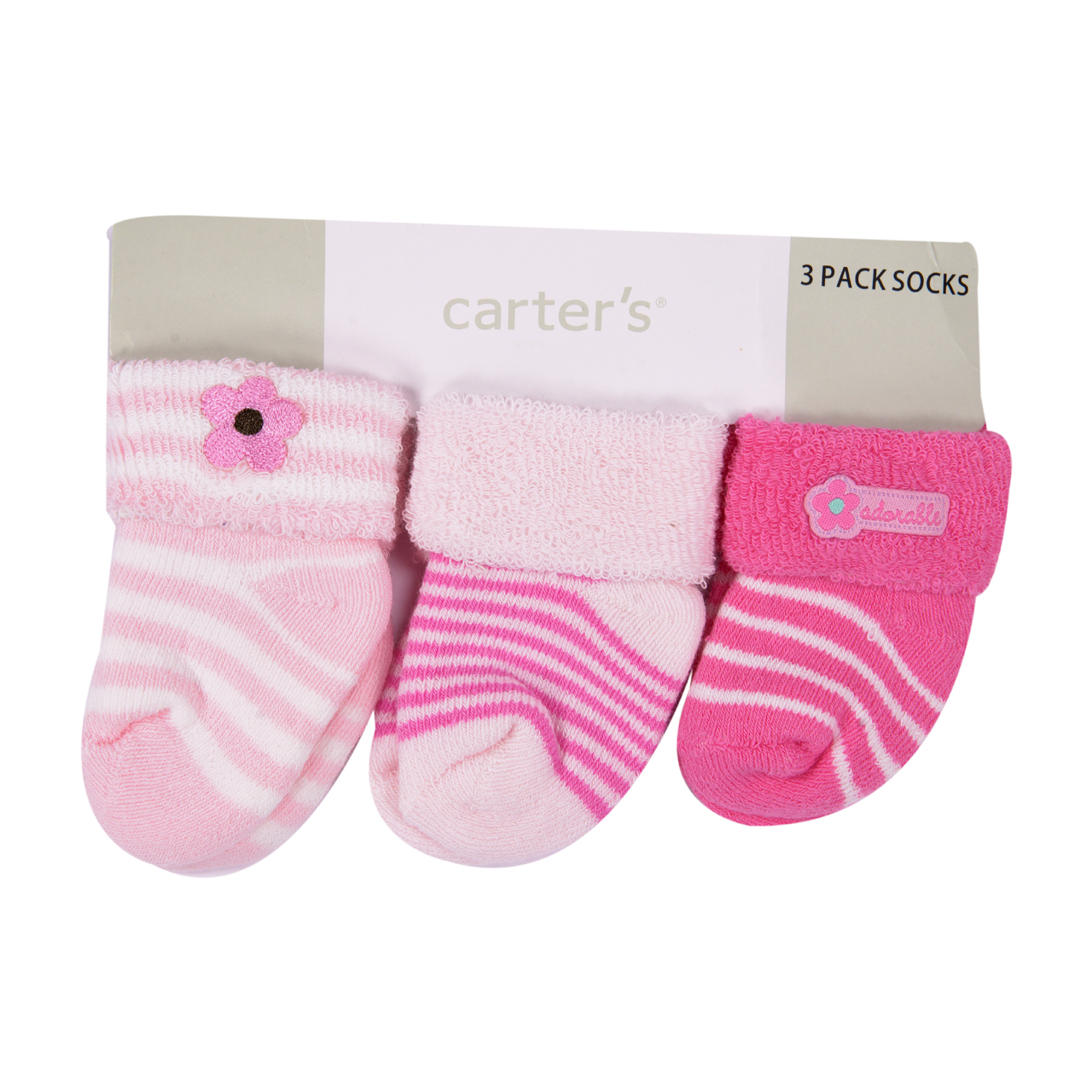 جوراب نوزاد کارترز مدل 9-5293 مجموعه 3 عددی