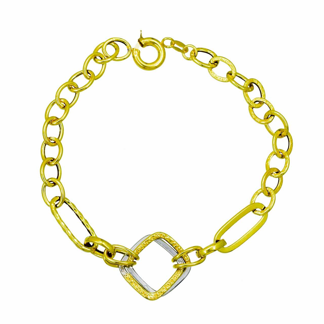 دستبند طلا 18 عیار زنانه کانیار گالری کد 703 -  - 1