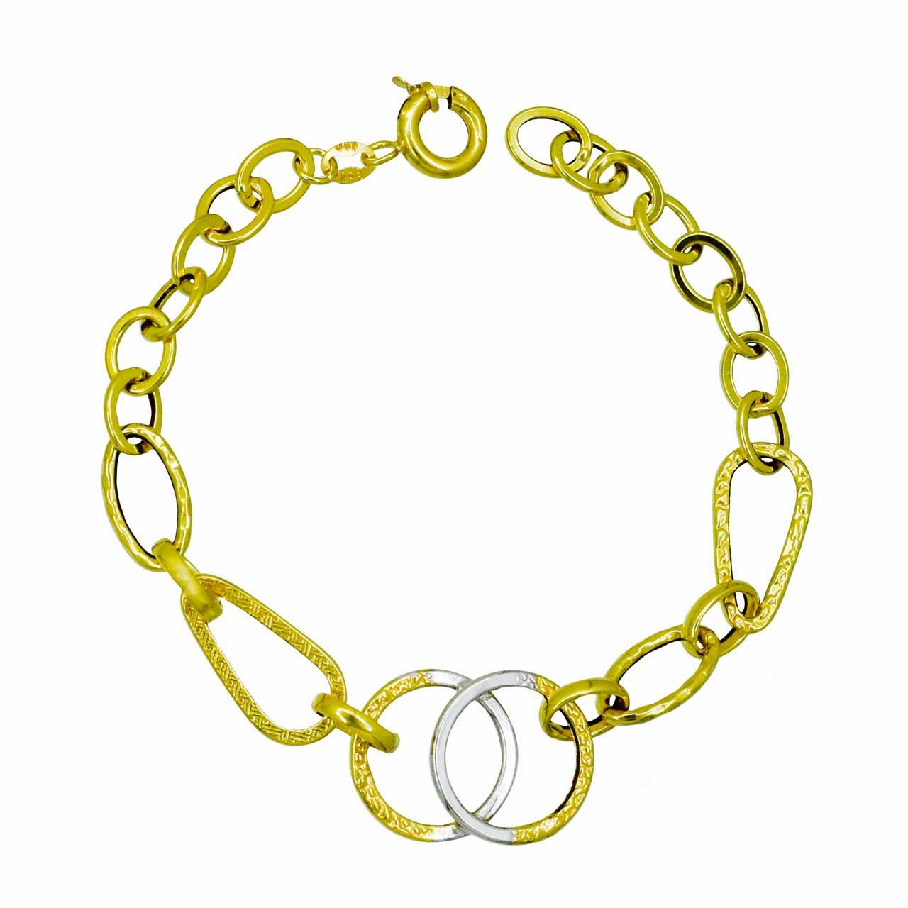 دستبند طلا 18 عیار زنانه کانیار گالری کد 709 -  - 1