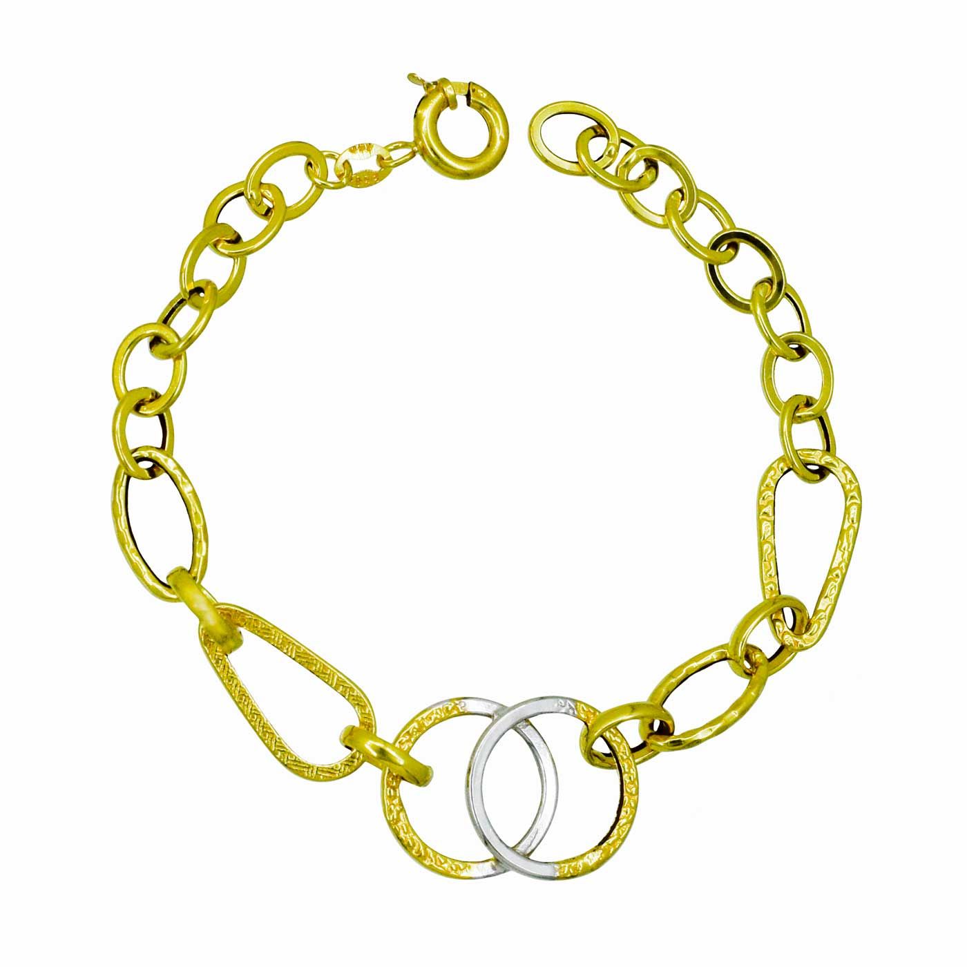 دستبند طلا 18 عیار زنانه کانیار گالری کد 709 -  - 2