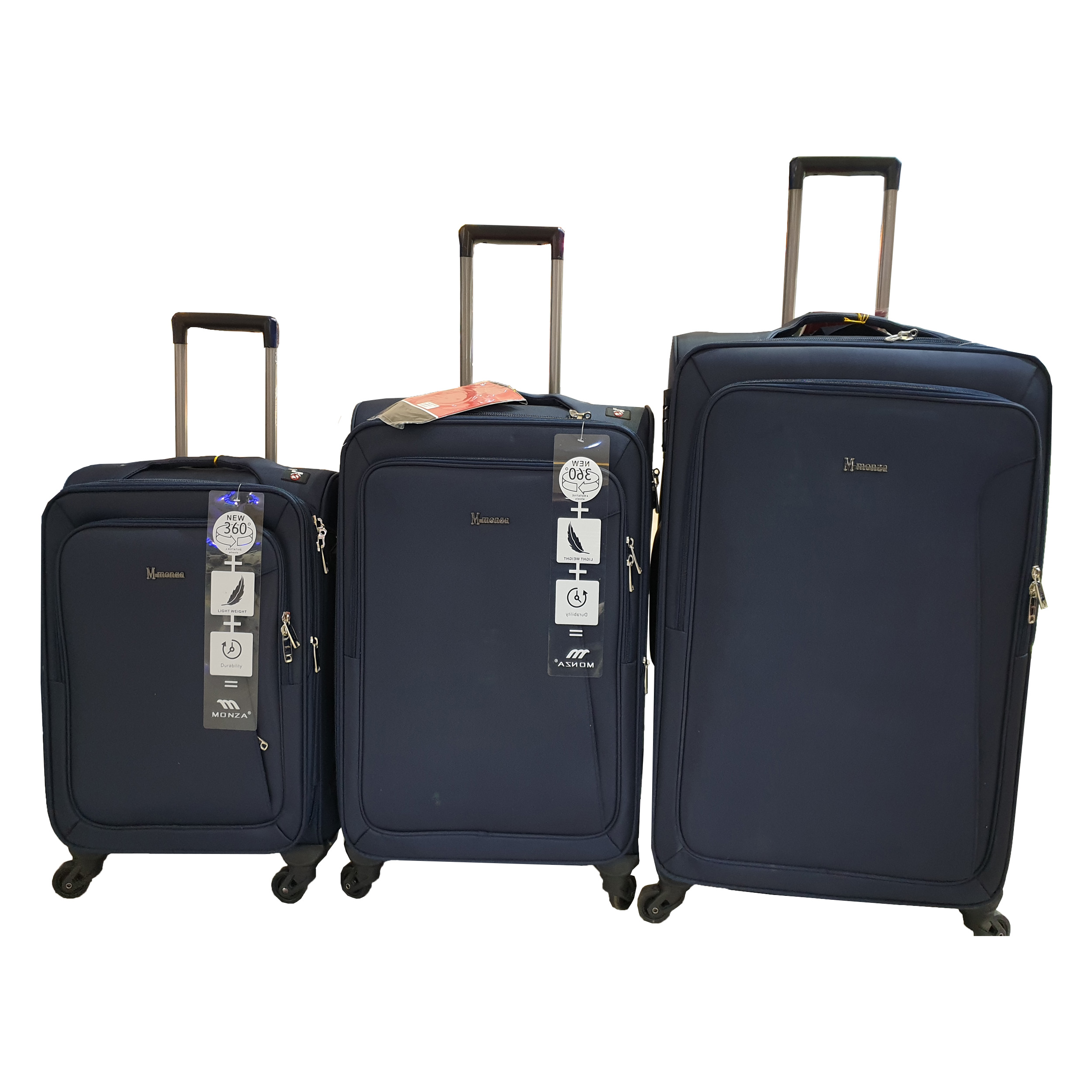 مجموعه سه عددی چمدان مونزا کد B031