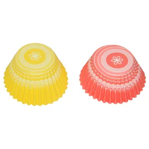 کپسول کاپ کیک مدل Flower مجموعه 40 عددی 
