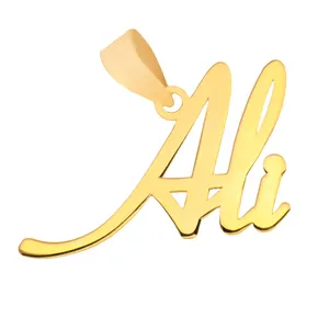 آویز گردنبند زنانه طرح علی کد A22