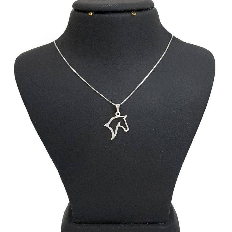 گردنبند زنانه طرح اسب کد a31 گردنبند زنانه طرح اسب کد a31