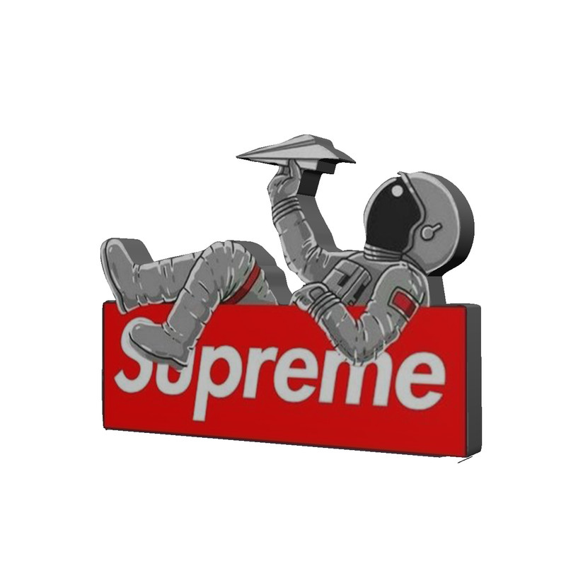 استیکر تزئینی موبایل طرح Supreme کد 476