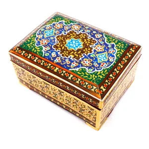 جعبه خاتم کاری گالری مند کد Mkh24