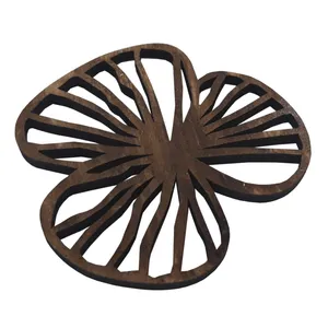  زیرلیوانی طرح نیلوفر آبی مدل Z09-V2 بسته دوعددی