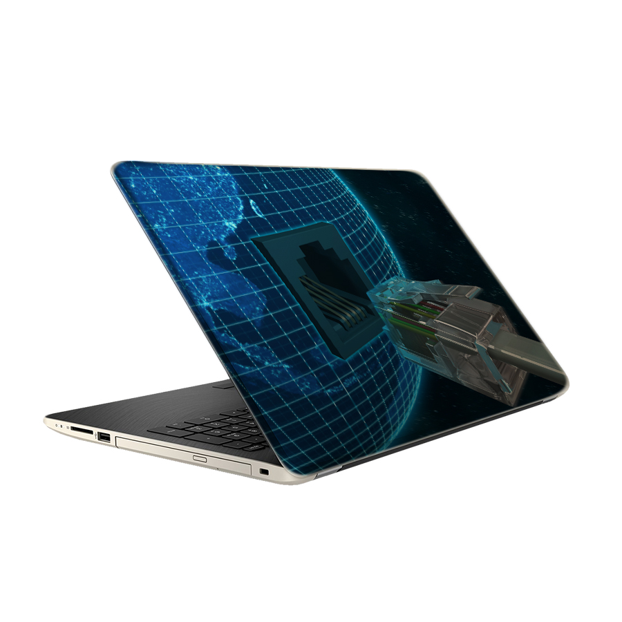 استیکر لپ تاپ تیداکس گروپ طرح کره زمین مدل TIE509 مناسب برای لپ تاپ 15.6 اینچ