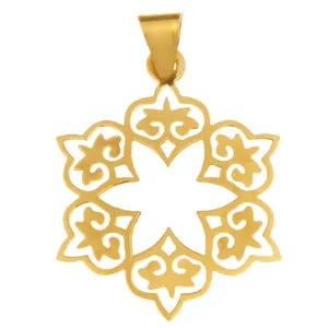 آویز گردنبند زنانه طرح اسلیمی کد A57