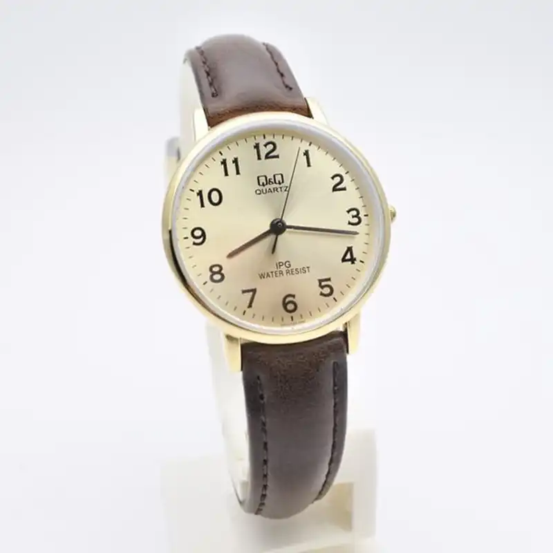 ست ساعت مچی عقربه ای زنانه و مردانه کیو اند کیو مدل qz00j103y