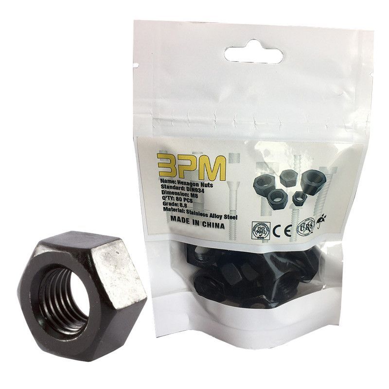 مهره خشکه مدل BPM-M8 بسته 80 عددی