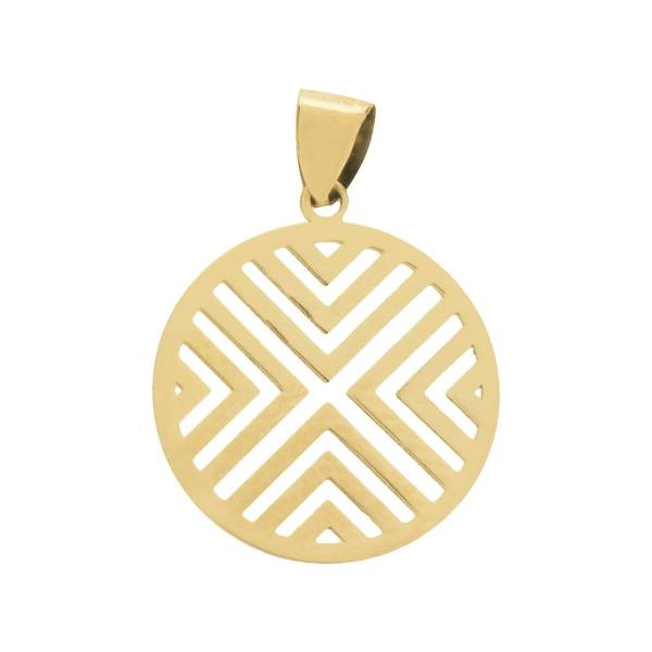 آویز گردنبند زنانه طرح دایره کد A98