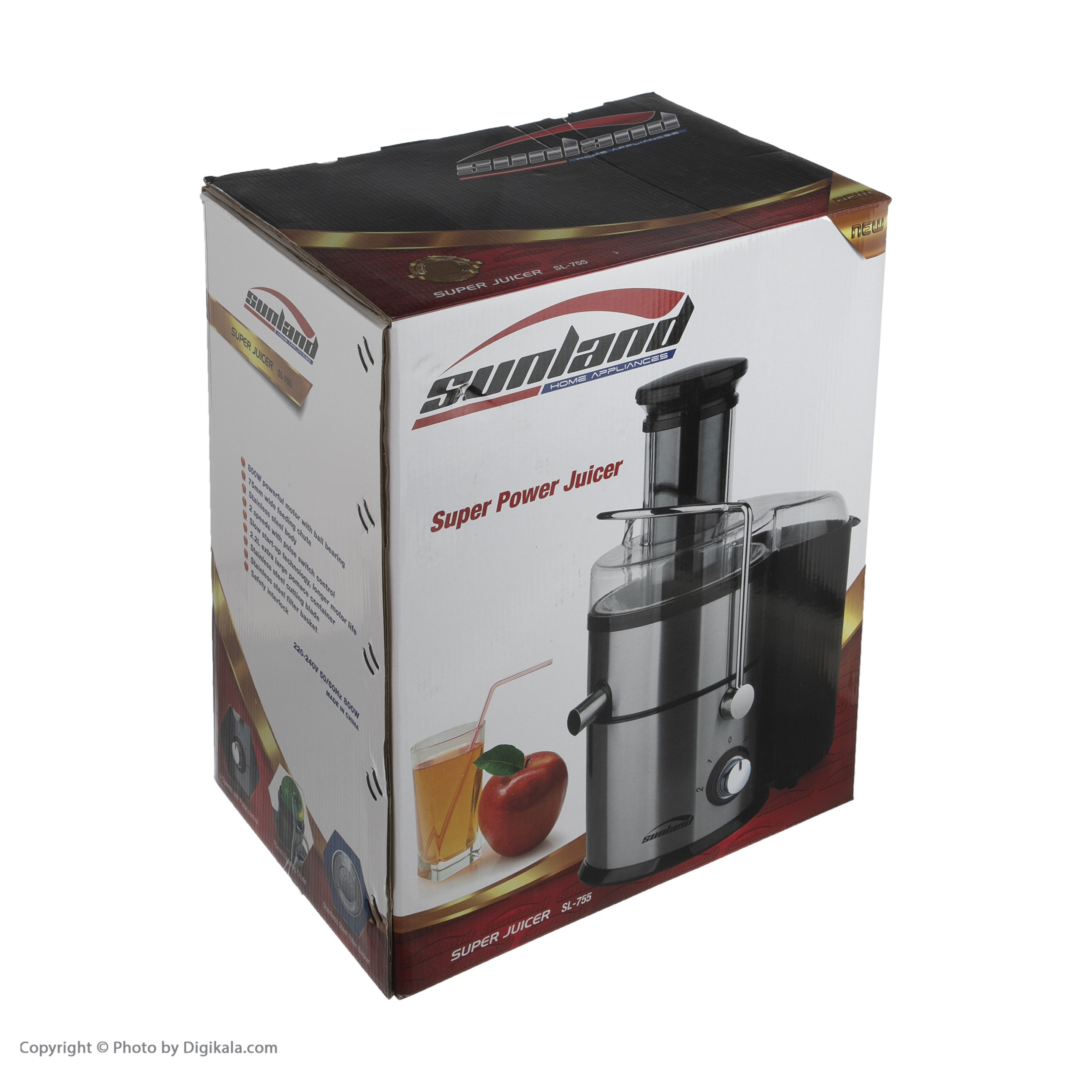 آبمیوه گیری سان لند مدل SL-755 آبمیوه گیری سان لند مدل SL-755