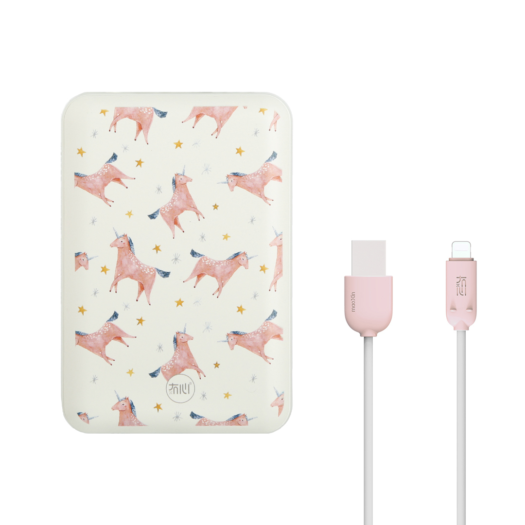 شارژر همراه مائوکسین مدل T-25 - Unicron ظرفیت 10000 میلی آمپر ساعت به همراه کابل تبدیل microUSB 