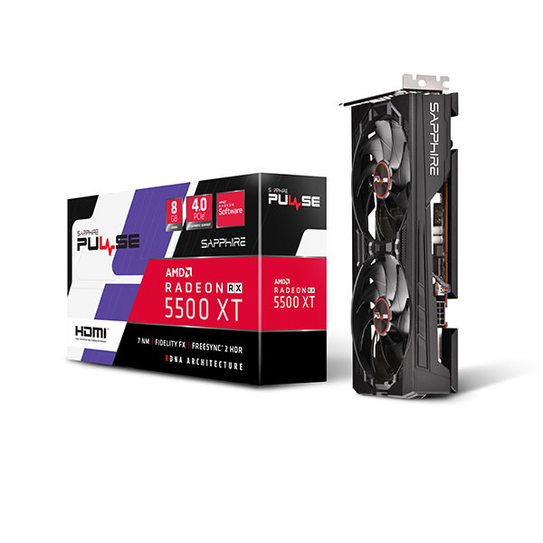 کارت گرافیک سافایر مدل Radeon RX 5500 XT 8G OC GDDR6