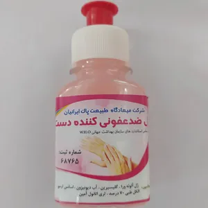 ژل بهداشتی ضدعفونی کننده دست حجم ۶۰ سی سی