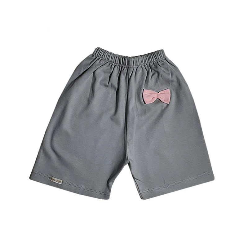 عکس شماره 3 : ست تیشرت آستین کوتاه و شلوارک دخترانه طرح دخترک کد d3