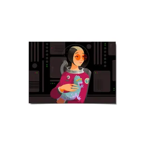  کارت پستال ماسا دیزاین طرح دختر کد postv262