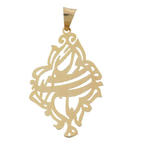 آویز گردنبند زنانه طرح اسلیمی کد A103