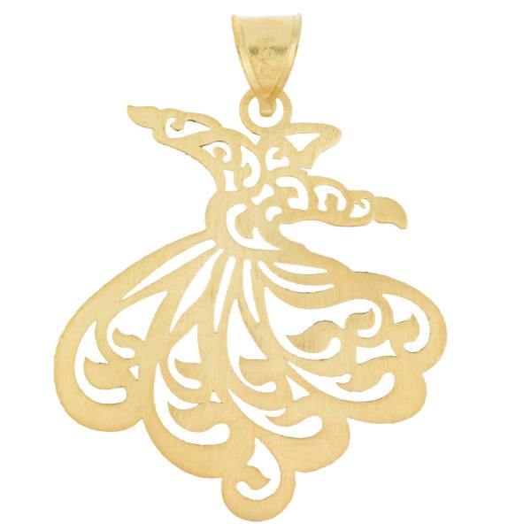 آویز گردنبند زنانه طرح رقص سما کد A105