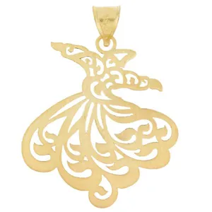 آویز گردنبند زنانه طرح رقص سما کد A105
