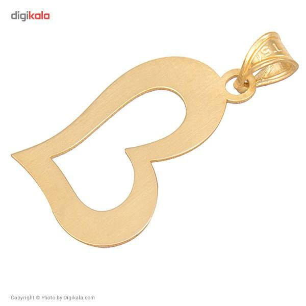 آویز گردنبند زنانه طرح قلب کد A119